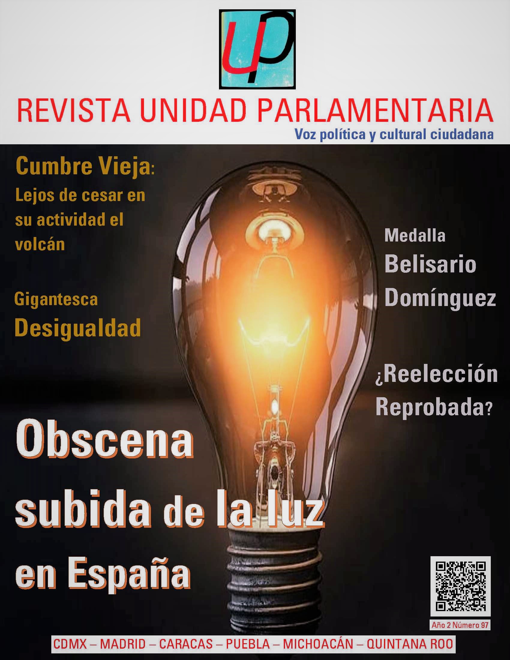 Portada Revista Unidad Parlamentaria 97