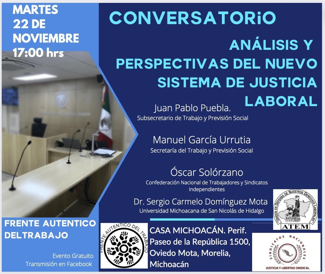 Conversatorio sobre el Nuevo Modelo de Justicia Laboral – REVISTA ...