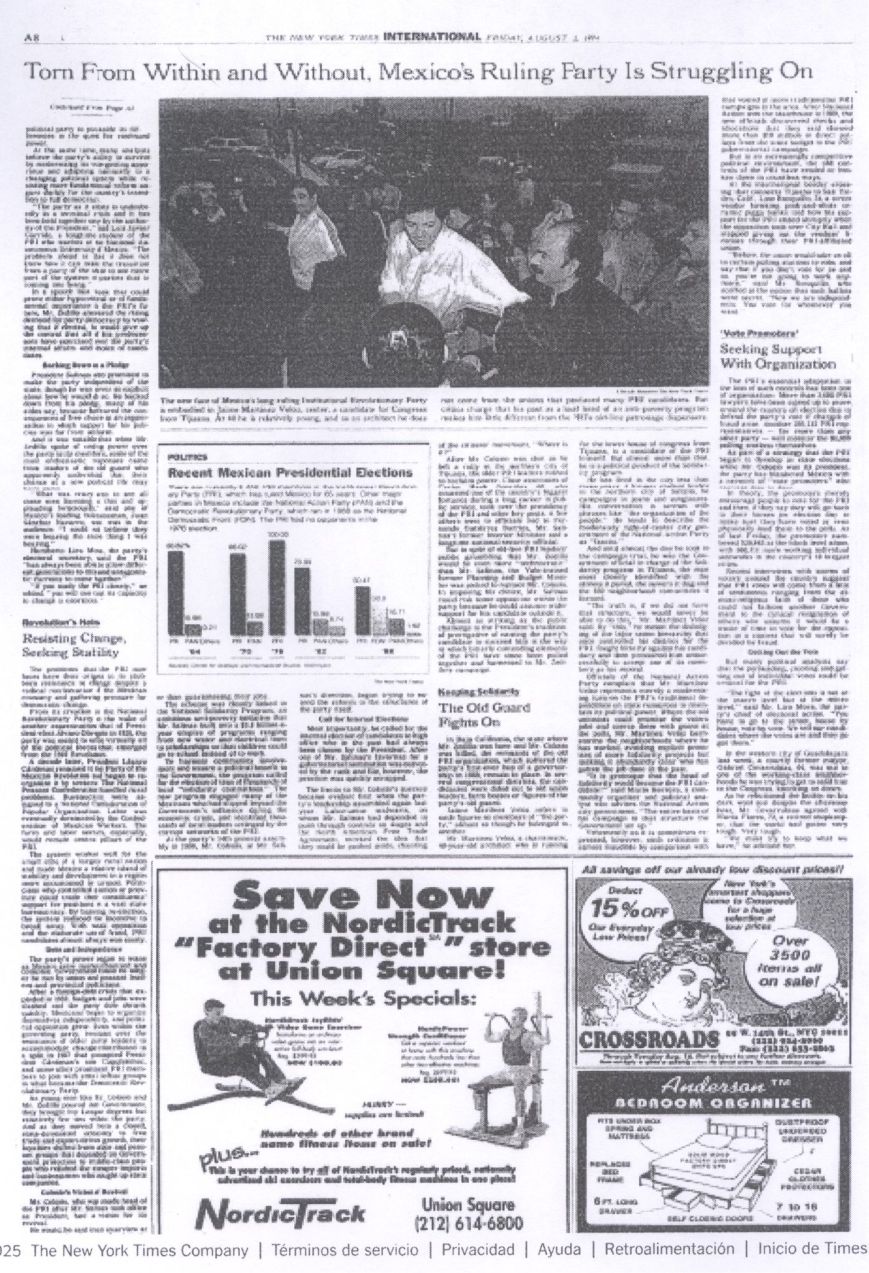 Tim Golden en Tijuana (Agosto de 1994)