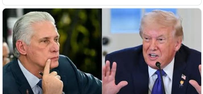 REACCIONES EN CUBA ANTE AMENAZA DE TRUMP SOBRE PETRÓLEO