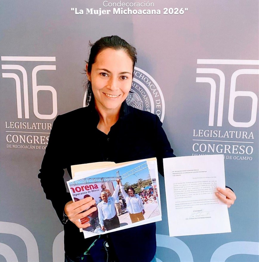 María de La Luz Núñez Ramos propuesta para la condecoración «La Mujer Michoacana 2026»