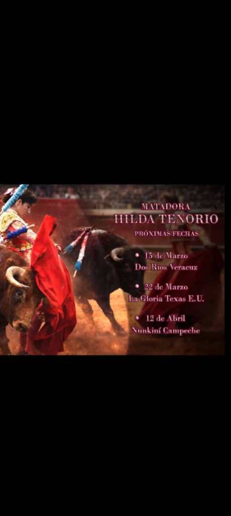 Hilda Tenorio retoma con entusiasmo el hilo conductor de su carrera profesional en ruedos méxicanos y estadunidenses