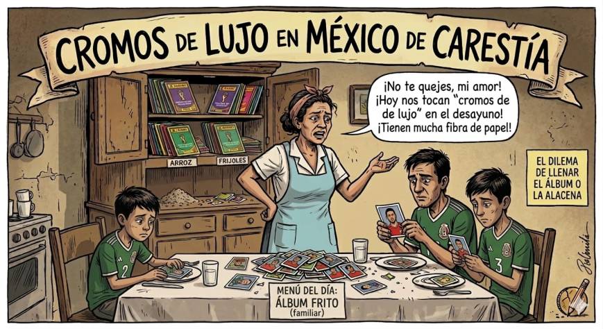 Cromos de lujo en un México de carestía