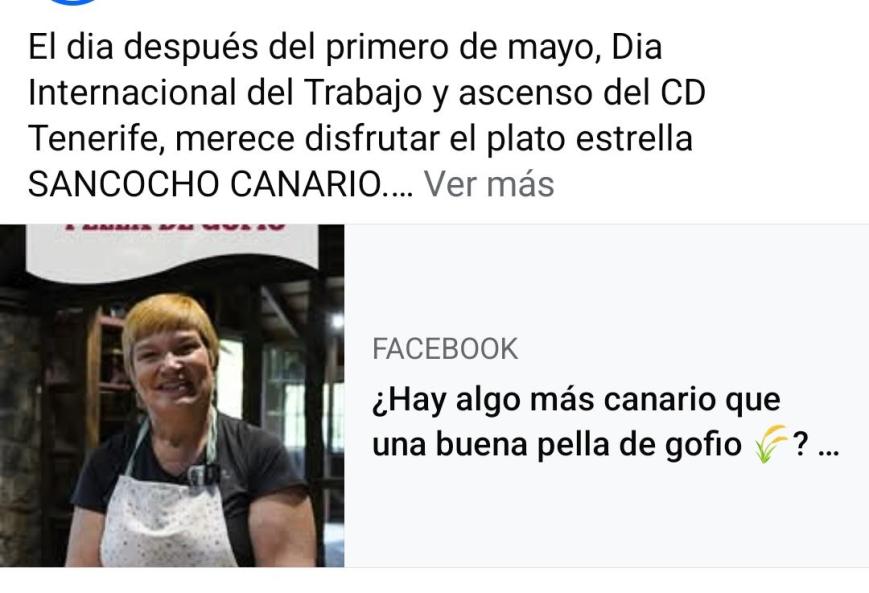 El dia después del primero de mayo, Dia Internacional del Trabajo y ascenso del CD Tenerife, merece disfrutar el plato estrella SANCOCHO CANARIO