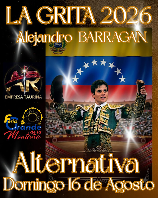 Alejandro Barragán tomará la alternativa en la Feria de La Grita