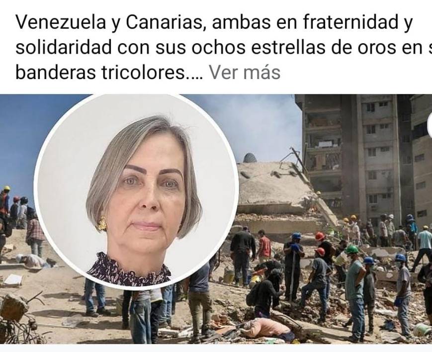 Venezuela y Canarias, ambas en fraternidad y solidaridad con sus ochos estrellas de oros en sus banderas tricolores