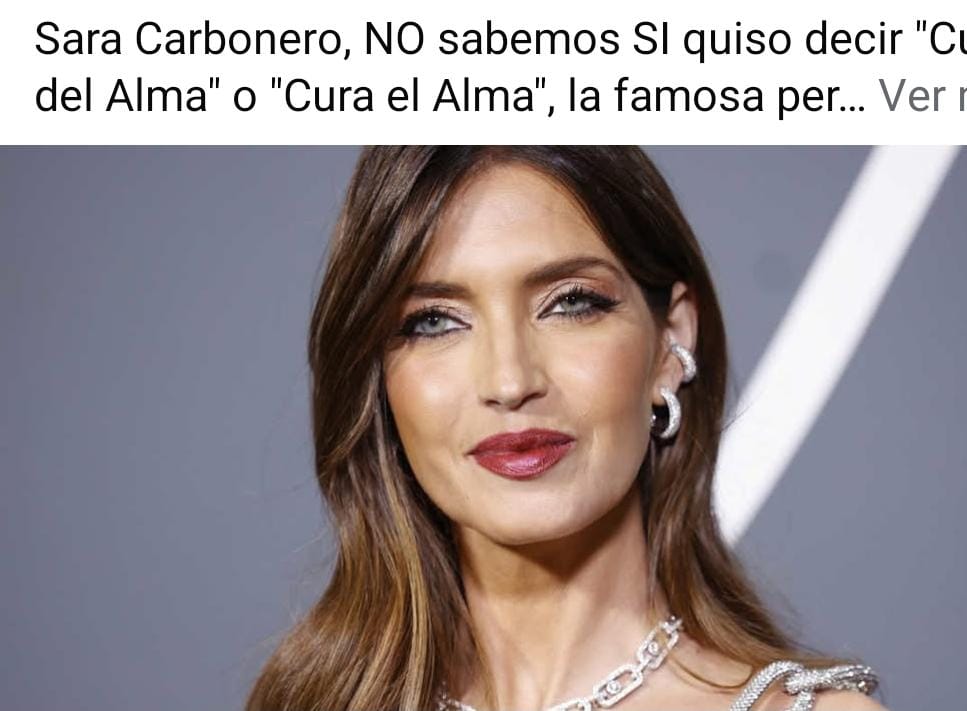 Sara Carbonero, NO sabemos SI quiso decir «Cuna del Alma» o «Cura el Alma», la famosa periodista pronto la veremos por el Puertito de Adeje, contratada a piñón fijo por las cloacas del PSOE de Adeje