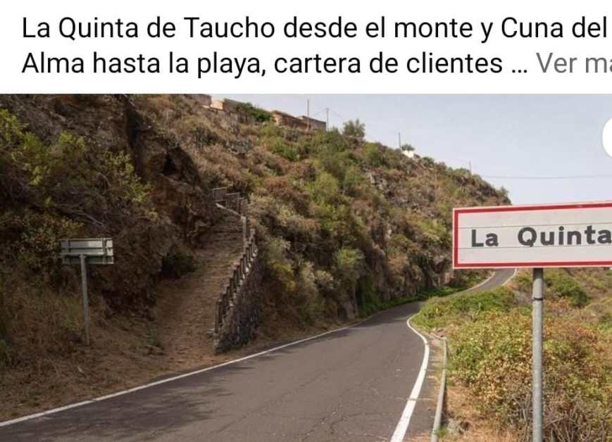 La Quinta de Taucho desde el monte y Cuna del Alma hasta la playa, cartera de clientes de los expertos especuladores agentes inmobiliarios los Fragas, traigan todas las manos blancas y todas las manos negras para hacer una muralla que vaya desde el monte hasta la playa para frenar la destructiva especulación del territorio por municipio turístico de Adeje