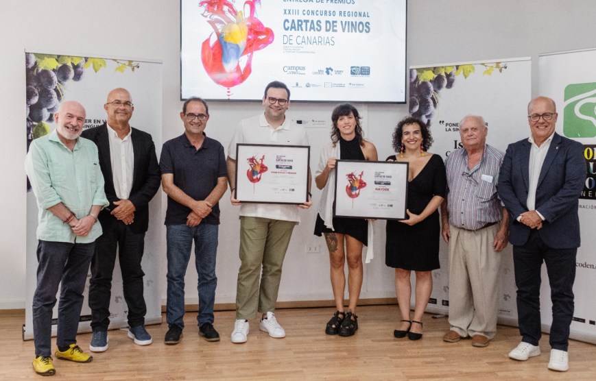 El Restaurante Char Fuego y Brasas y el Restaurante Haydée se alzan con los galardones del XXIII Concurso Regional de Cartas de Vinos de Canarias