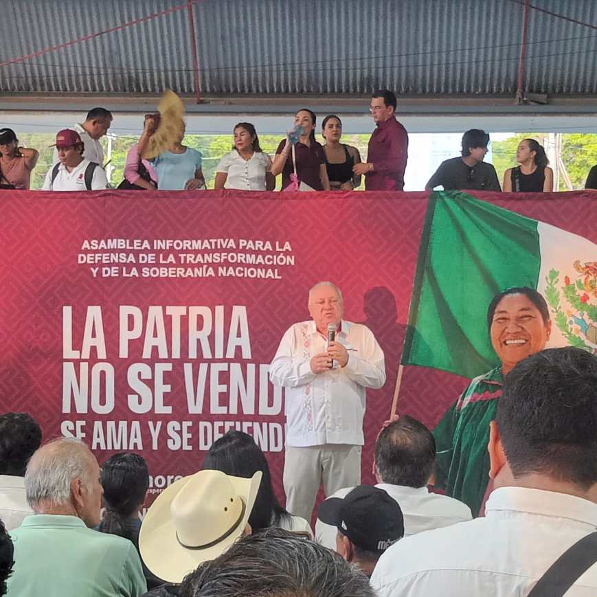Pastel y mariachi pa’l tío Rafa en la supermanzana 96