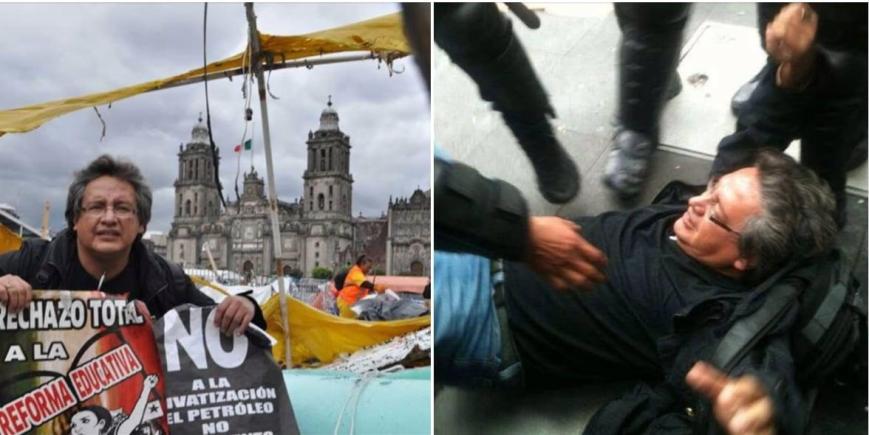 El 13 de septiembre del 2013 fui agredido por fuerzas federales en defensa de la soberanía nacional y de los derechos del pueblo de México.