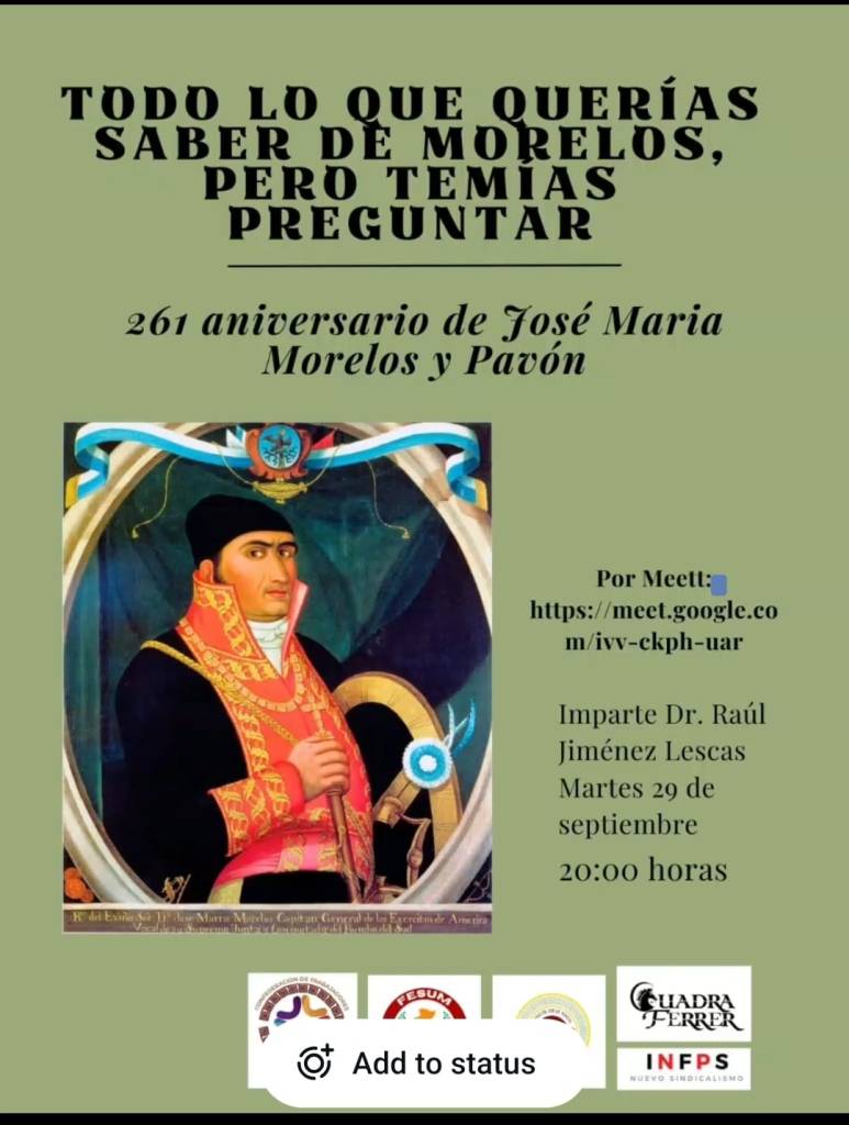 261 ANIVERSARIO DE MORELOS