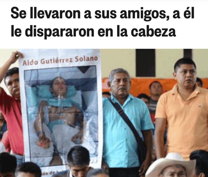De cuando visité como médico a Aldo Gutiérrez, la primera víctima entre normalistas de Ayotzinapa, la noche de Iguala