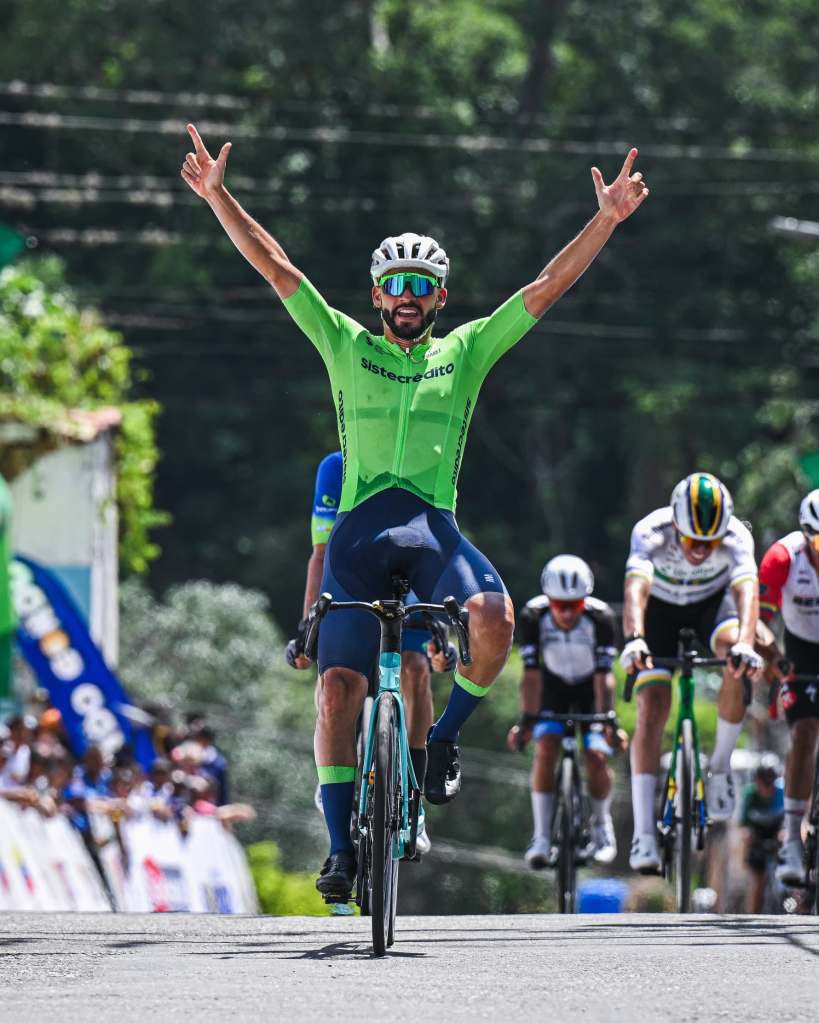 Jeferson Ruiz asume el liderato de la Vuelta a Venezuela en la llegada a Pampán