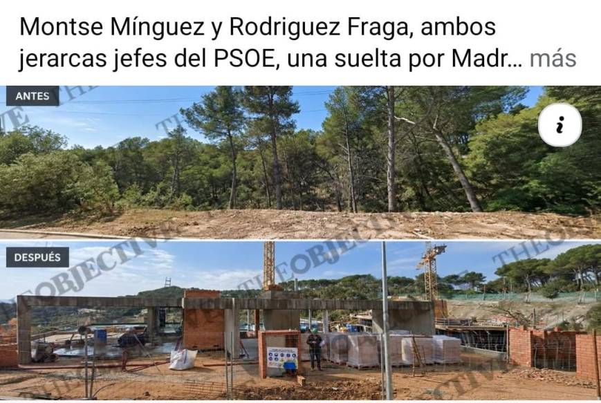 Montse Mínguez y Rodriguez Fraga, ambos jerarcas jefes del PSOE, una suelta por Madrid y otro suelto por Canarias, vinculados directamente a los apetitosos millonarios negocios de las inmobiliarias de alquileres y ventas de viviendas