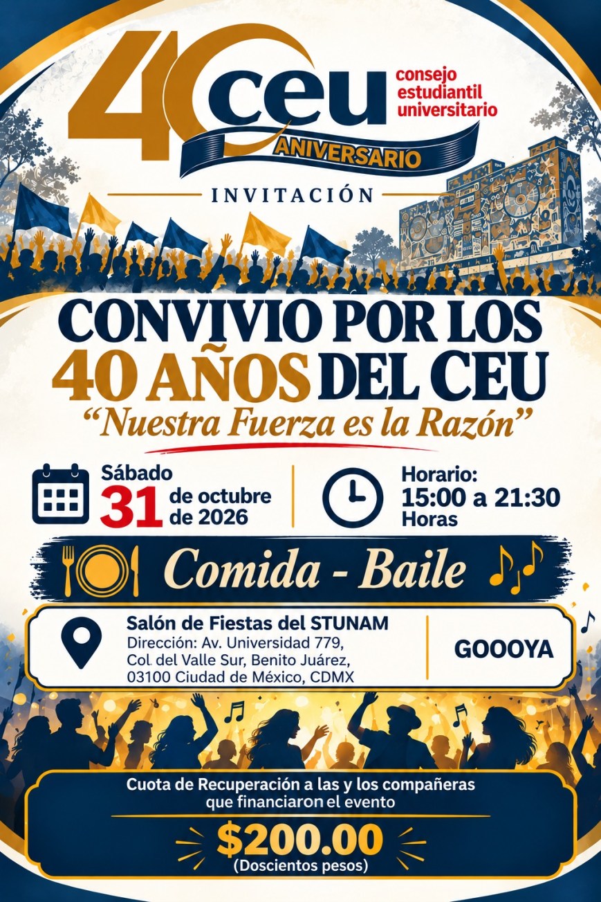 ¡Compañeras y compañeros del CEU!